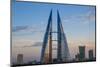 Bahrain, Manama, Bahrain Bay, Bahrain World Trade Center and City Skyline-Jane Sweeney-Mounted Photographic Print