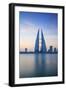 Bahrain, Manama, Bahrain Bay, View of Bahrain World Trade Center-Jane Sweeney-Framed Photographic Print