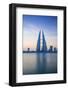 Bahrain, Manama, Bahrain Bay, View of Bahrain World Trade Center-Jane Sweeney-Framed Photographic Print