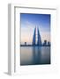 Bahrain, Manama, Bahrain Bay, View of Bahrain World Trade Center-Jane Sweeney-Framed Photographic Print