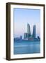 Bahrain, Manama, Bahrain Financial Harbour, Harbour Towers-Jane Sweeney-Framed Photographic Print