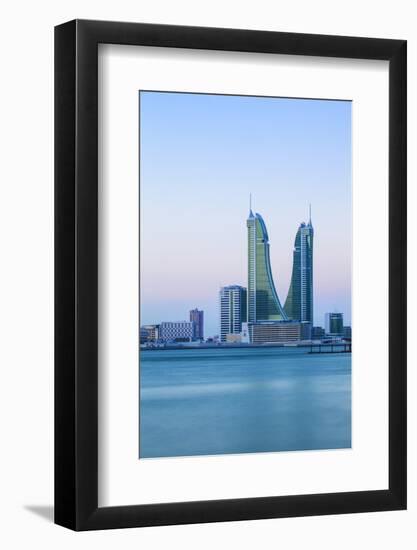 Bahrain, Manama, Bahrain Financial Harbour, Harbour Towers-Jane Sweeney-Framed Photographic Print