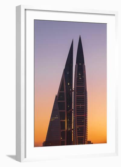 Bahrain, Manama, Bahrain World Trade Center-Jane Sweeney-Framed Photographic Print