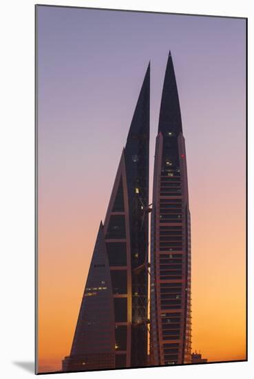 Bahrain, Manama, Bahrain World Trade Center-Jane Sweeney-Mounted Photographic Print