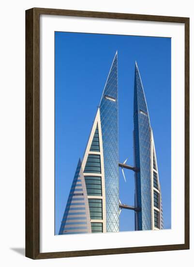 Bahrain, Manama, Bahrain World Trade Center-Jane Sweeney-Framed Photographic Print