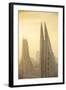 Bahrain, Manama, City Center Skyline Looking Towards Bahrain World Trade Center-Jane Sweeney-Framed Photographic Print