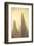 Bahrain, Manama, City Center Skyline Looking Towards Bahrain World Trade Center-Jane Sweeney-Framed Photographic Print