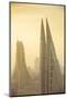 Bahrain, Manama, City Center Skyline Looking Towards Bahrain World Trade Center-Jane Sweeney-Mounted Photographic Print