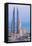 Bahrain, Manama, View of Bahrain World Trade Center-Jane Sweeney-Framed Stretched Canvas