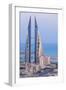 Bahrain, Manama, View of Bahrain World Trade Center-Jane Sweeney-Framed Photographic Print