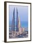 Bahrain, Manama, View of Bahrain World Trade Center-Jane Sweeney-Framed Photographic Print