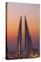 Bahrain, Manama, View of Bahrain World Trade Center-Jane Sweeney-Stretched Canvas