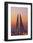 Bahrain, Manama, View of Bahrain World Trade Center-Jane Sweeney-Framed Photographic Print