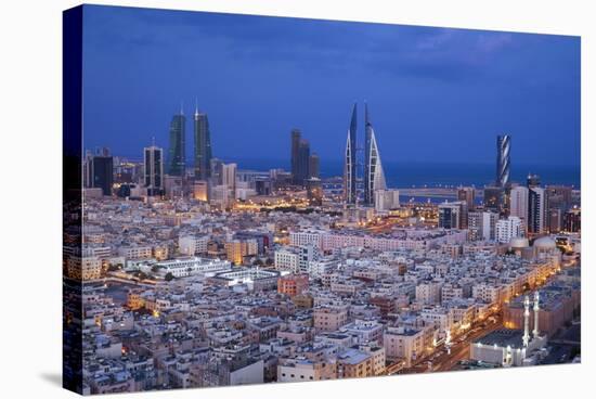 Bahrain, Manama, View of City Skyline-Jane Sweeney-Stretched Canvas