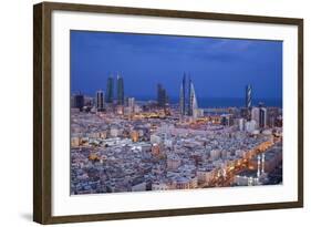 Bahrain, Manama, View of City Skyline-Jane Sweeney-Framed Photographic Print