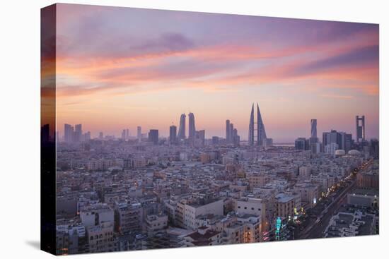Bahrain, Manama, View of City Skyline-Jane Sweeney-Stretched Canvas