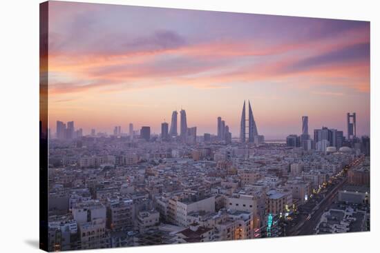 Bahrain, Manama, View of City Skyline-Jane Sweeney-Stretched Canvas