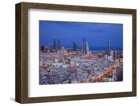 Bahrain, Manama, View of City Skyline-Jane Sweeney-Framed Photographic Print