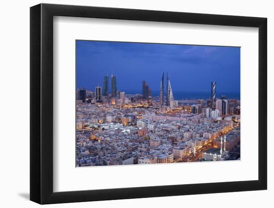 Bahrain, Manama, View of City Skyline-Jane Sweeney-Framed Photographic Print