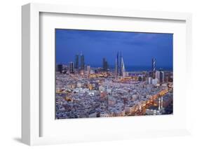 Bahrain, Manama, View of City Skyline-Jane Sweeney-Framed Photographic Print