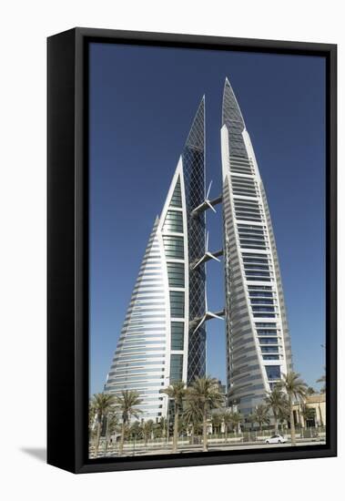 Bahrain World Trade Center, Manama, Bahrain, Middle East-Angelo Cavalli-Framed Stretched Canvas