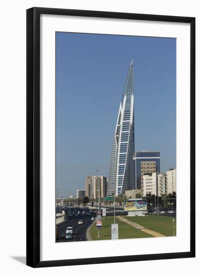 Bahrain World Trade Center, Manama, Bahrain, Middle East-Angelo Cavalli-Framed Photographic Print