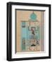 Bahram Visits a Princess in the Turquoise Pavilion, to "The Seven Princesses," 1199, by Elias-null-Framed Giclee Print