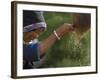 Bai Minority Winnowing Wheat, Jianchuan County, Yunnan Province, China-Pete Oxford-Framed Photographic Print