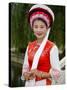 Bai Minority Woman in Traditional Ethnic Costume, China-Charles Crust-Stretched Canvas