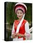 Bai Minority Woman in Traditional Ethnic Costume, China-Charles Crust-Stretched Canvas