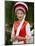 Bai Minority Woman in Traditional Ethnic Costume, China-Charles Crust-Mounted Photographic Print