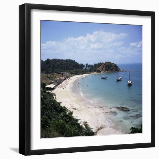 Baia (Bay) De Todos Os Santos, Near Salvador, Ilha (Island)_ Dos Frades, Bahia State, Brazil-Geoff Renner-Framed Photographic Print