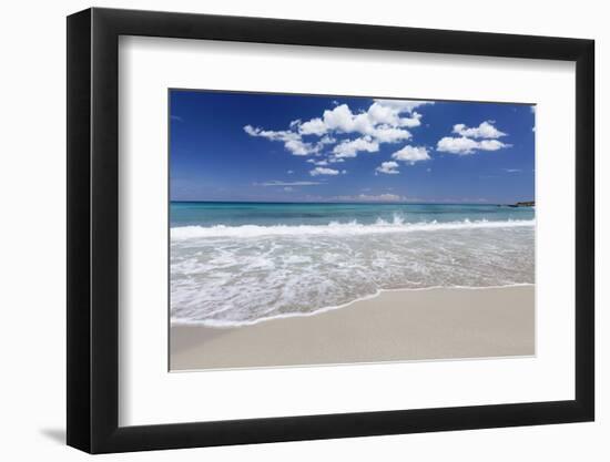 Baia Dei Turchi Beach, Near Otranto, Lecce Province, Salentine Peninsula, Puglia, Italy, Europe-Markus Lange-Framed Photographic Print