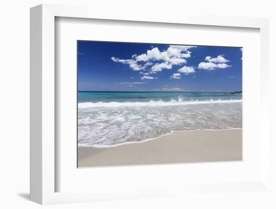 Baia Dei Turchi Beach, Near Otranto, Lecce Province, Salentine Peninsula, Puglia, Italy, Europe-Markus Lange-Framed Photographic Print