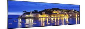 Baia Del Silenzio Bay, Old Town, Chiesa Di San Nicolo Church-Markus Lange-Mounted Photographic Print