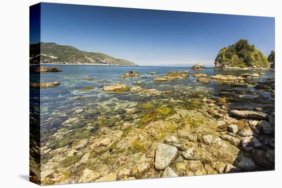 Baia Delle Sirene Bay on the North Shore of This Popular North East Tourist Town-Rob Francis-Stretched Canvas