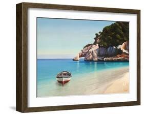 Baia mediterranea-Adriano Galasso-Framed Art Print