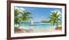 Baia tropicale-Adriano Galasso-Framed Art Print