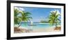 Baia tropicale-Adriano Galasso-Framed Art Print