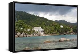 Baie Beau Vallon, Mahe, Seychelles, Indian Ocean Islands-Guido Cozzi-Framed Stretched Canvas