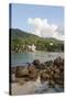 Baie Beau Vallon, Mahe, Seychelles, Indian Ocean Islands-Guido Cozzi-Stretched Canvas