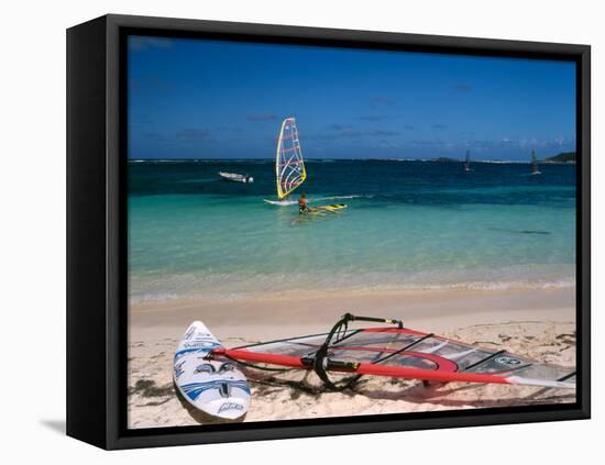 Baie de l'Embouchure, St. Martin, Caribbean-Greg Johnston-Framed Stretched Canvas