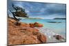 Baie de Rondinara Bay, Street of Bonifacio, Corsica, France-null-Mounted Art Print