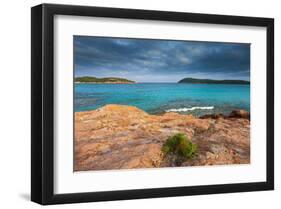 Baie de Rondinara Bay, Street of Bonifacio, Corsica, France-null-Framed Art Print