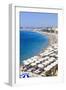 Baie Des Anges and Beach-Amanda Hall-Framed Photographic Print