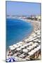 Baie Des Anges and Beach-Amanda Hall-Mounted Photographic Print