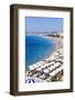 Baie Des Anges and Beach-Amanda Hall-Framed Photographic Print