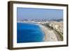 Baie Des Anges and Promenade Anglais-Amanda Hall-Framed Photographic Print