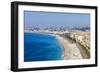 Baie Des Anges and Promenade Anglais-Amanda Hall-Framed Photographic Print