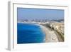 Baie Des Anges and Promenade Anglais-Amanda Hall-Framed Photographic Print